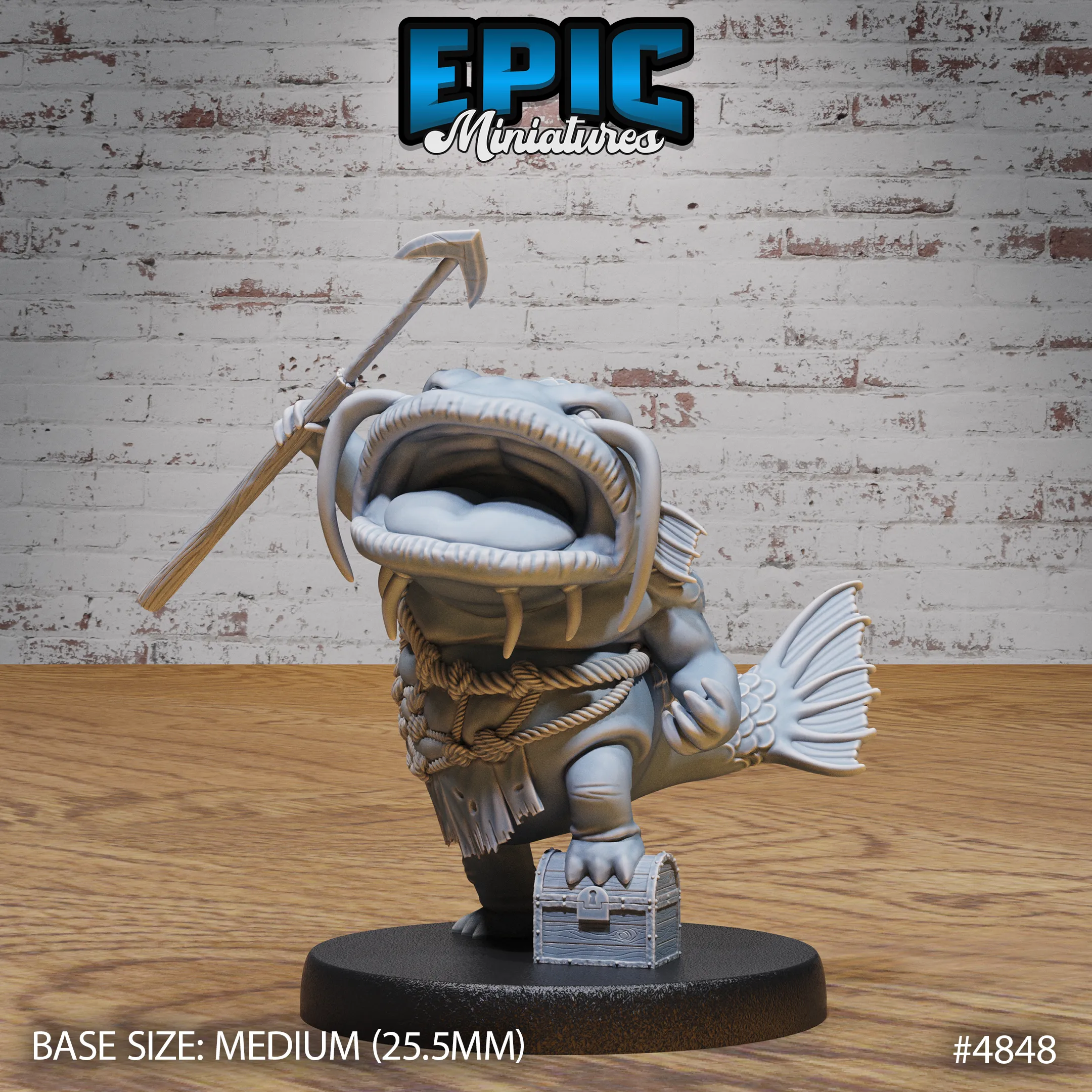 Catfish Folk #4846-#4848 by Epic Miniatures | 28mm Scale D&D Tabletop Miniature