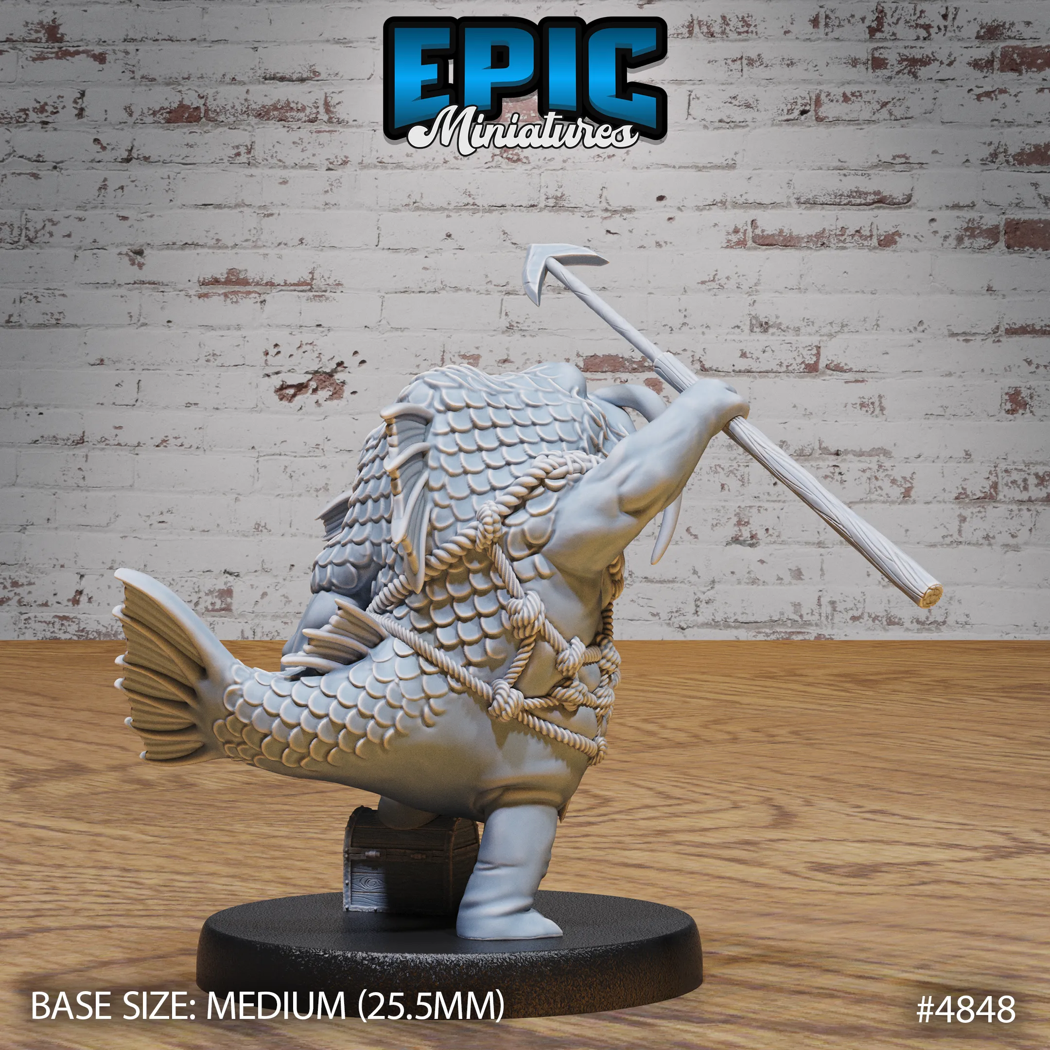 Catfish Folk #4846-#4848 by Epic Miniatures | 28mm Scale D&D Tabletop Miniature