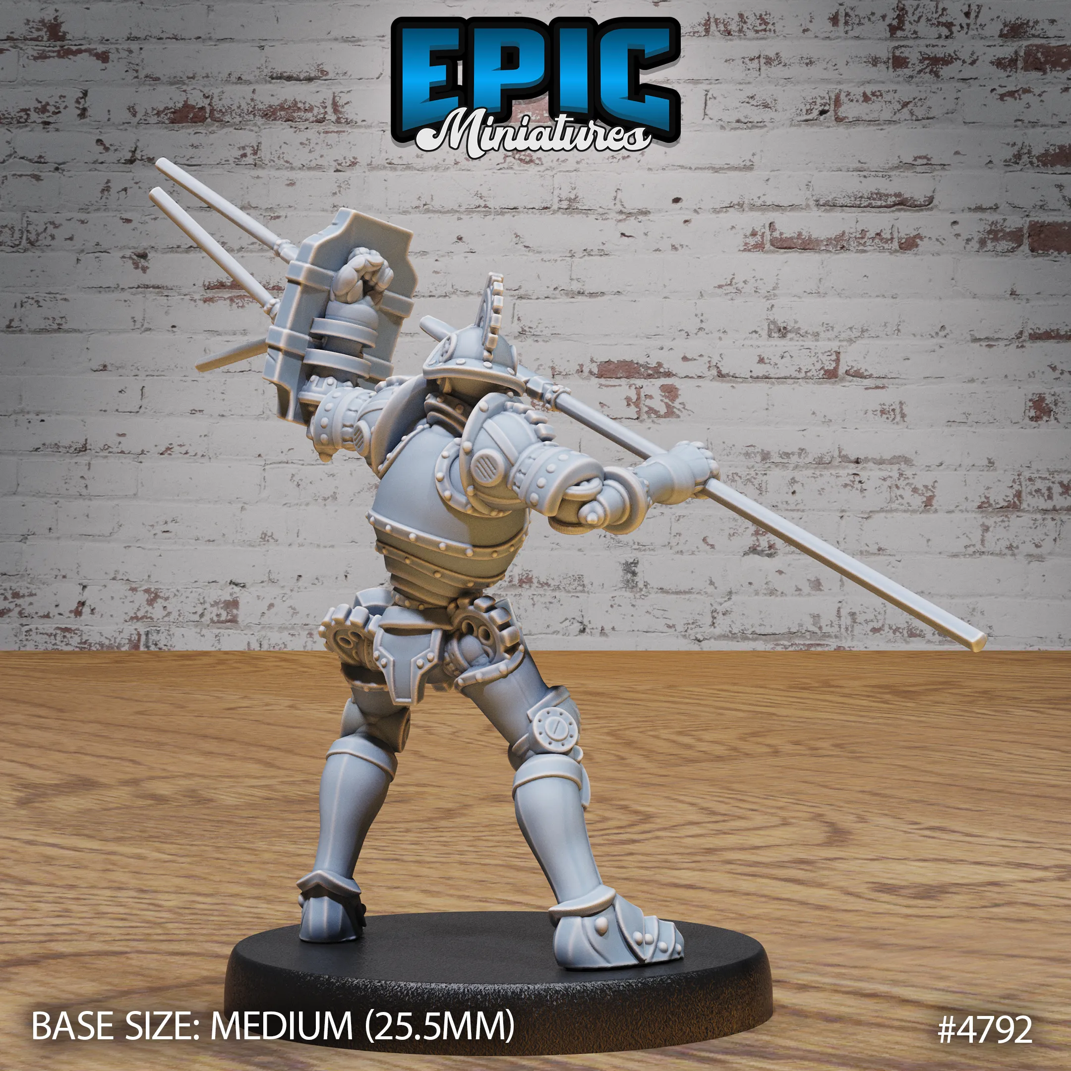 Epic Miniatures Construct Gladiator - Fantasy D&D Tabletop Miniature