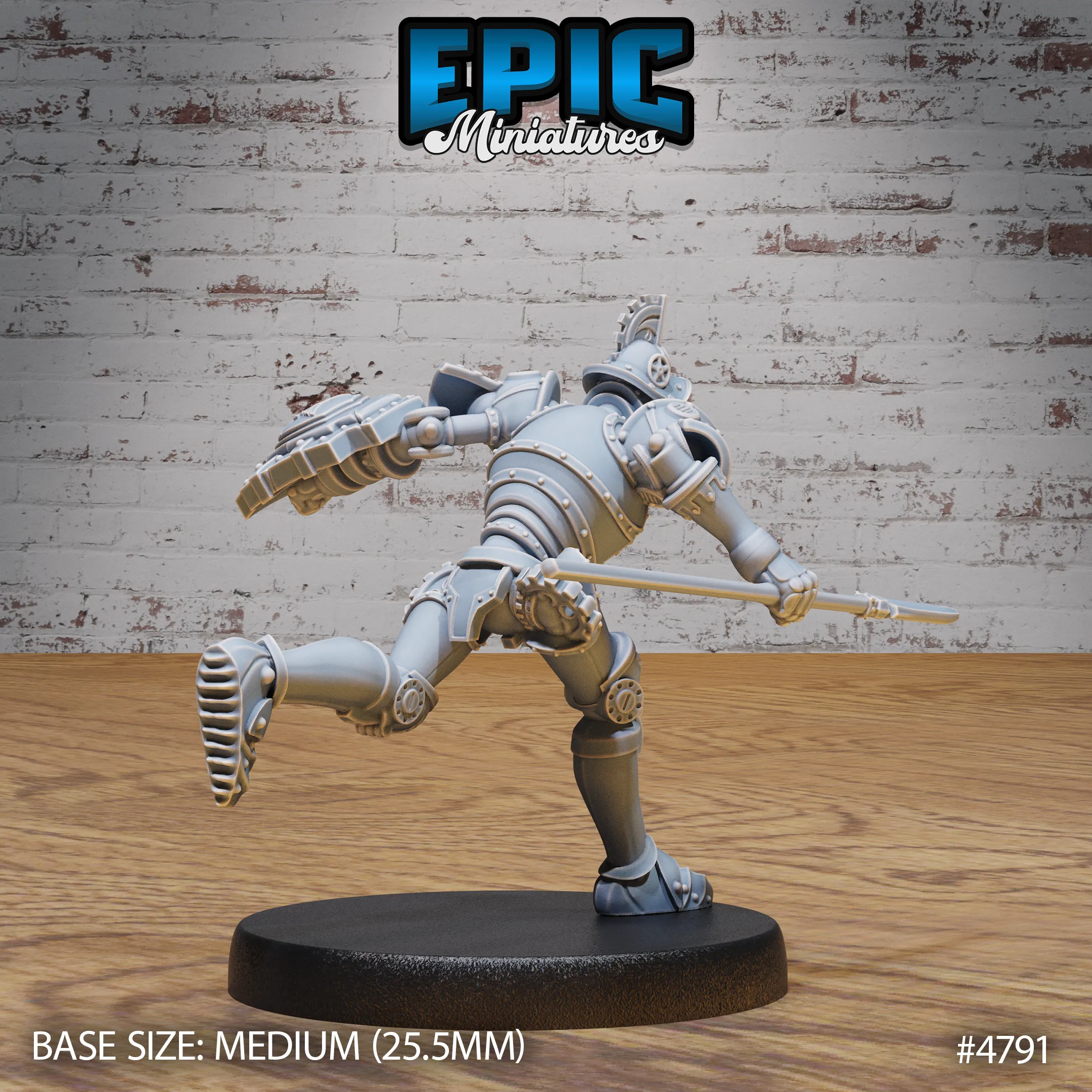 Epic Miniatures Construct Gladiator - Fantasy D&D Tabletop Miniature