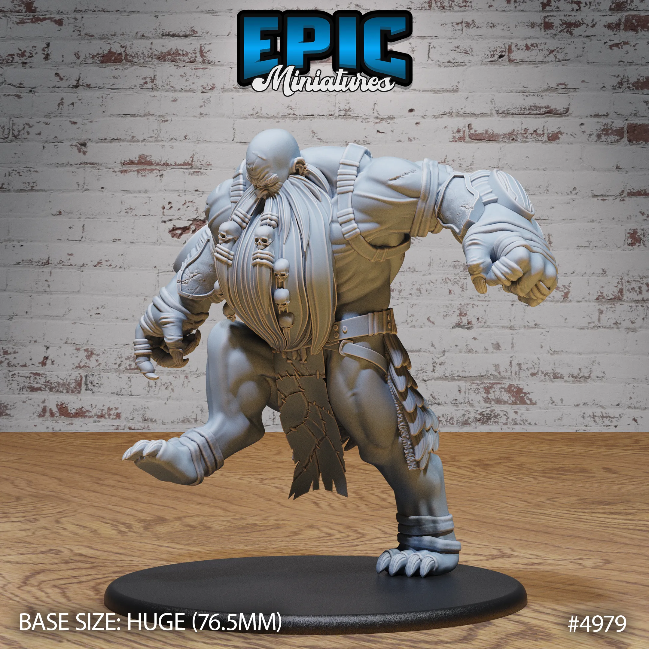 Hill Giant Smasher #4978-#4980 | Epic Miniatures | D&D Tabletop Miniatures