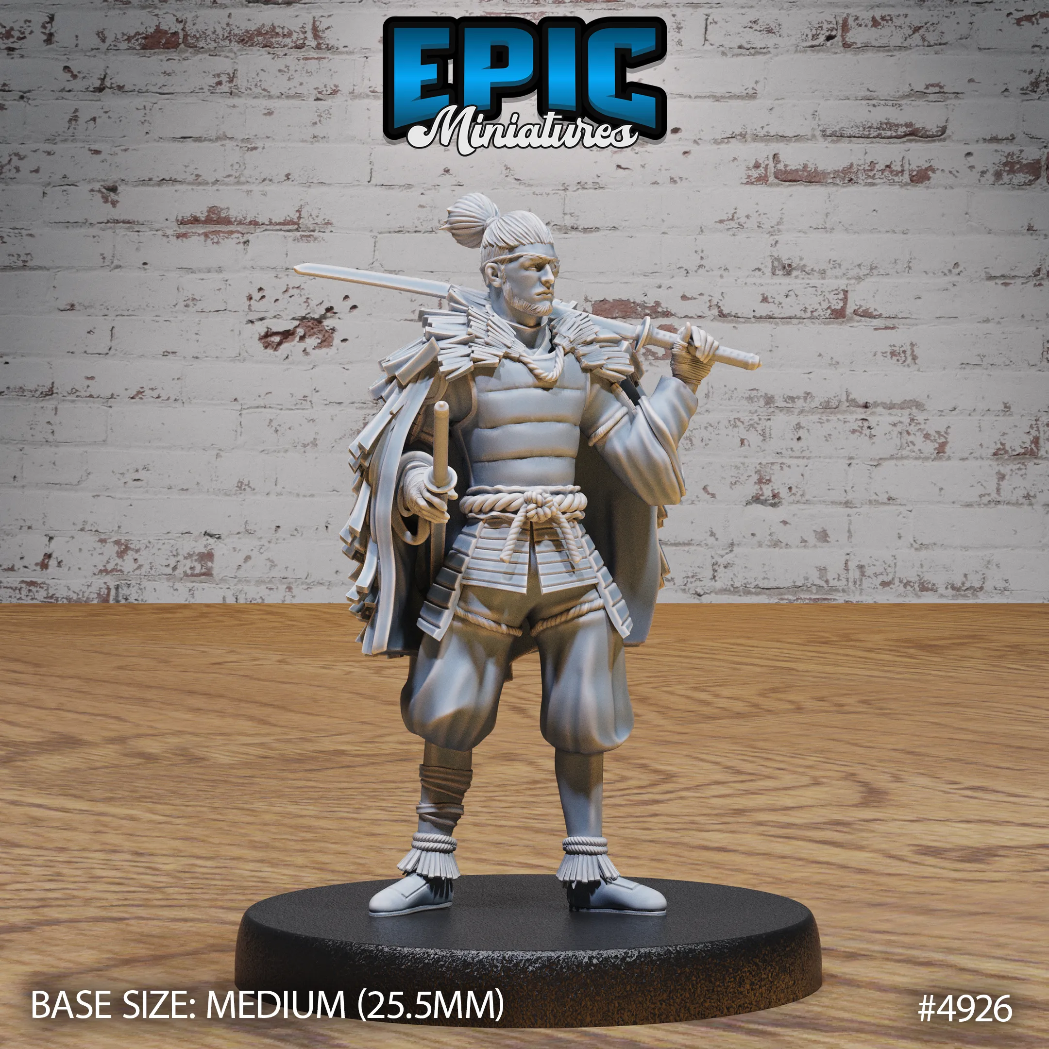 Legendary Ronin #4926-#4928 | Epic Miniatures | D&D Tabletop Miniature | Masterless Samurai Warrior for Fantasy Roleplaying