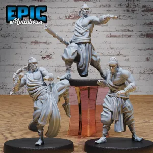 Martial Arts Monk #4938-#4940 | Epic Miniatures | D&D Tabletop Miniature | Skilled Hand-to-Hand Fighter for Fantasy Roleplaying