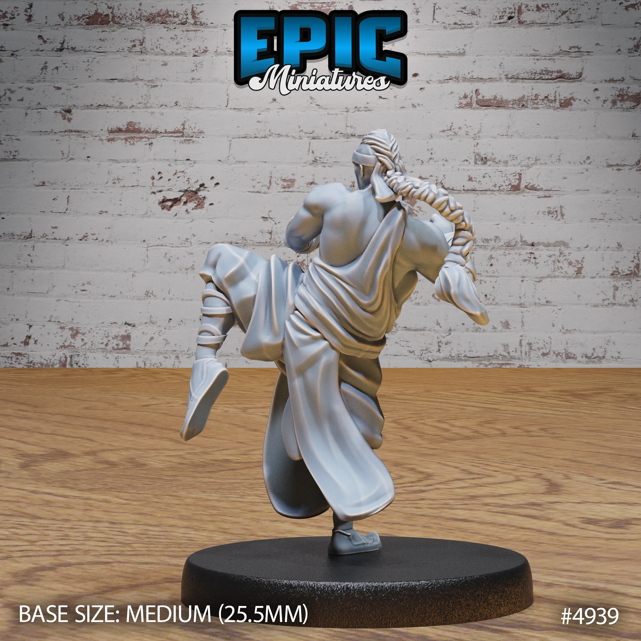 Martial Arts Monk #4938-#4940 | Epic Miniatures | D&D Tabletop Miniature | Skilled Hand-to-Hand Fighter for Fantasy Roleplaying