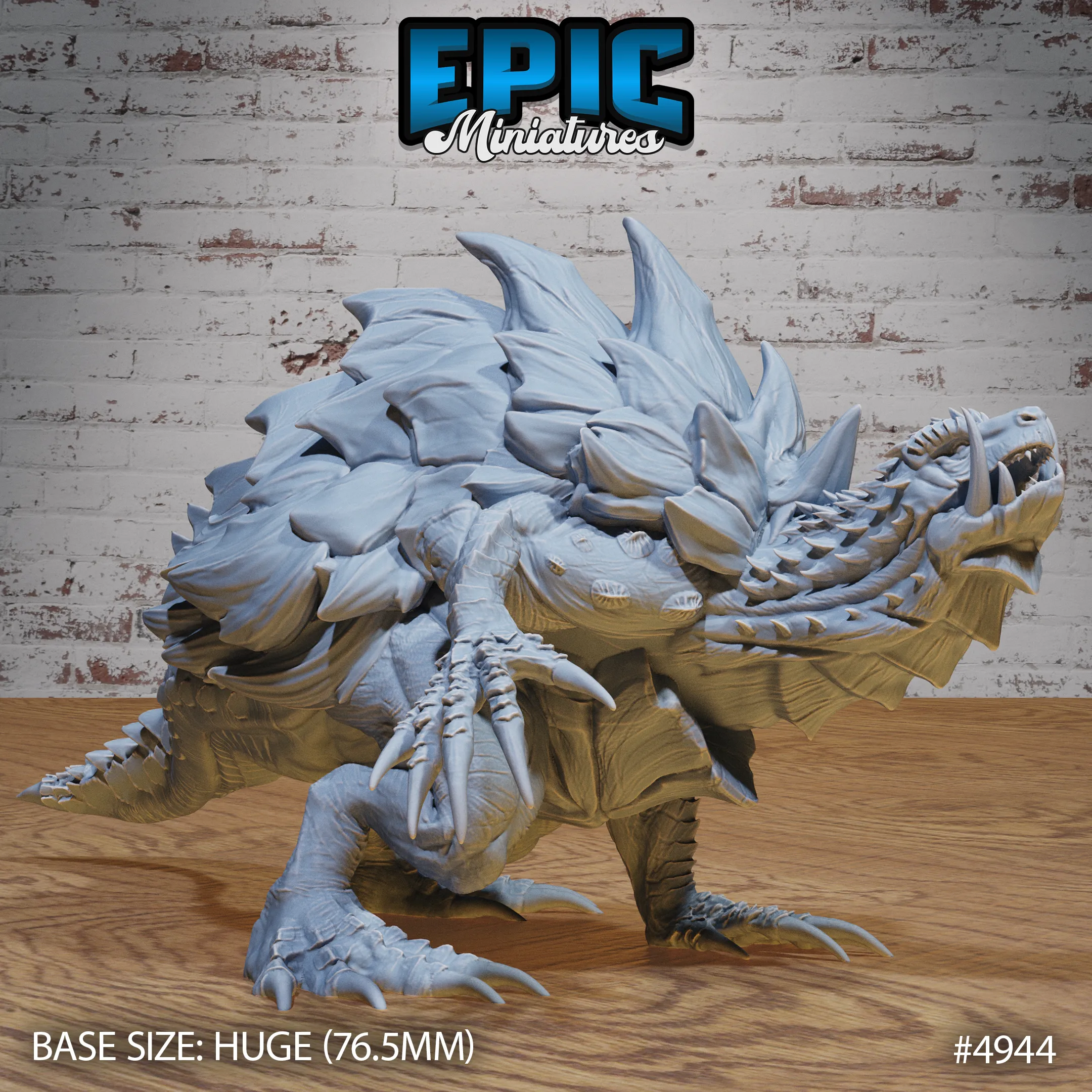 Turtle Zilla #4942-#4945 | Epic Miniatures | D&D Tabletop Miniature | Mighty Guardian Beast for Fantasy Roleplaying