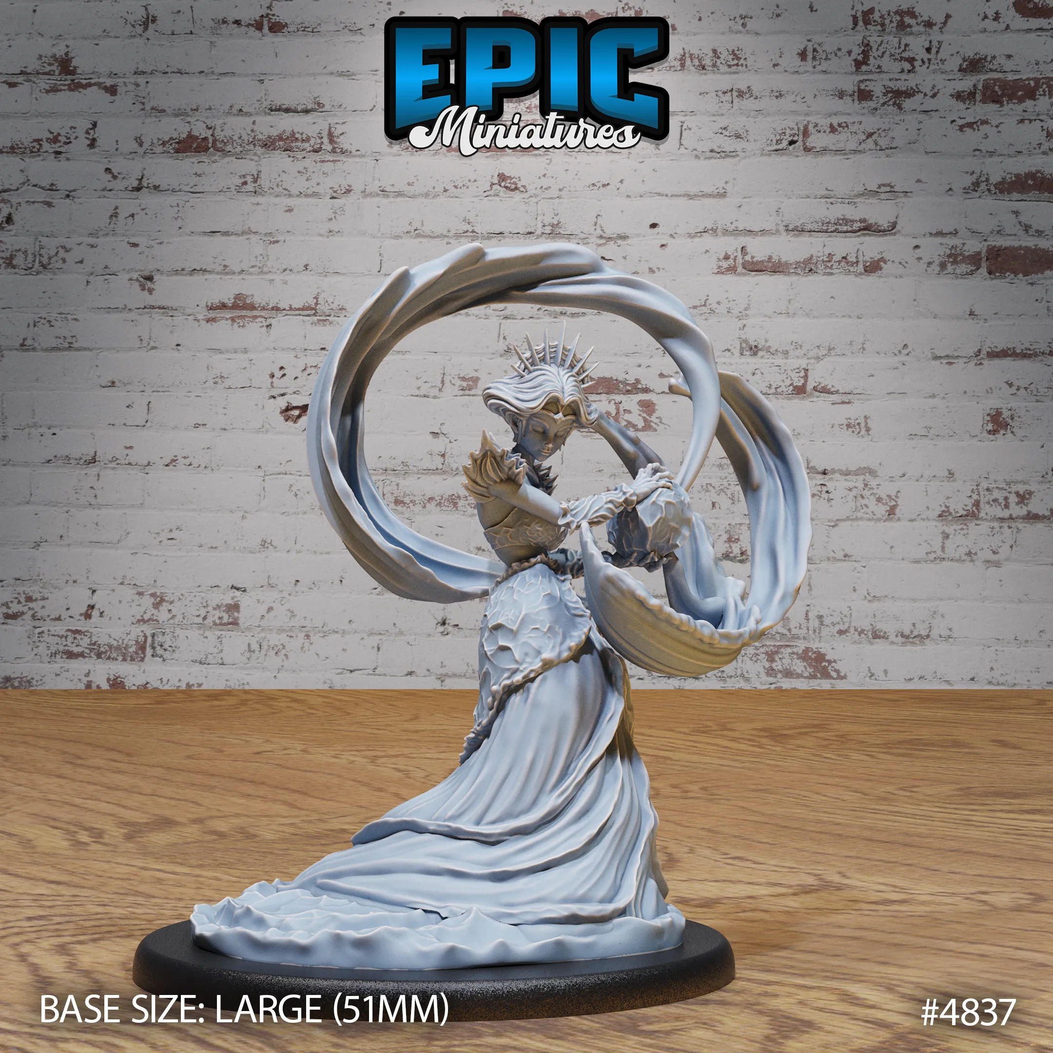 Undine Princess #4836-#4838 by Epic Miniatures | 28mm Scale D&D Tabletop Miniature