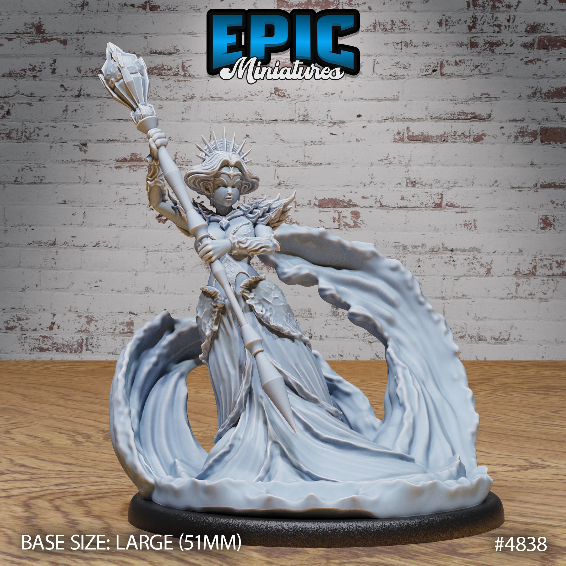 Undine Princess #4836-#4838 by Epic Miniatures | 28mm Scale D&D Tabletop Miniature