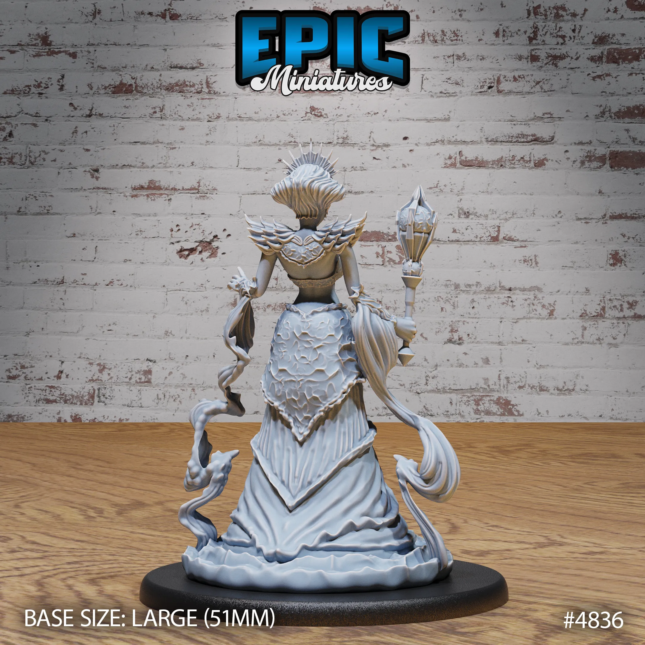 Undine Princess #4836-#4838 by Epic Miniatures | 28mm Scale D&D Tabletop Miniature