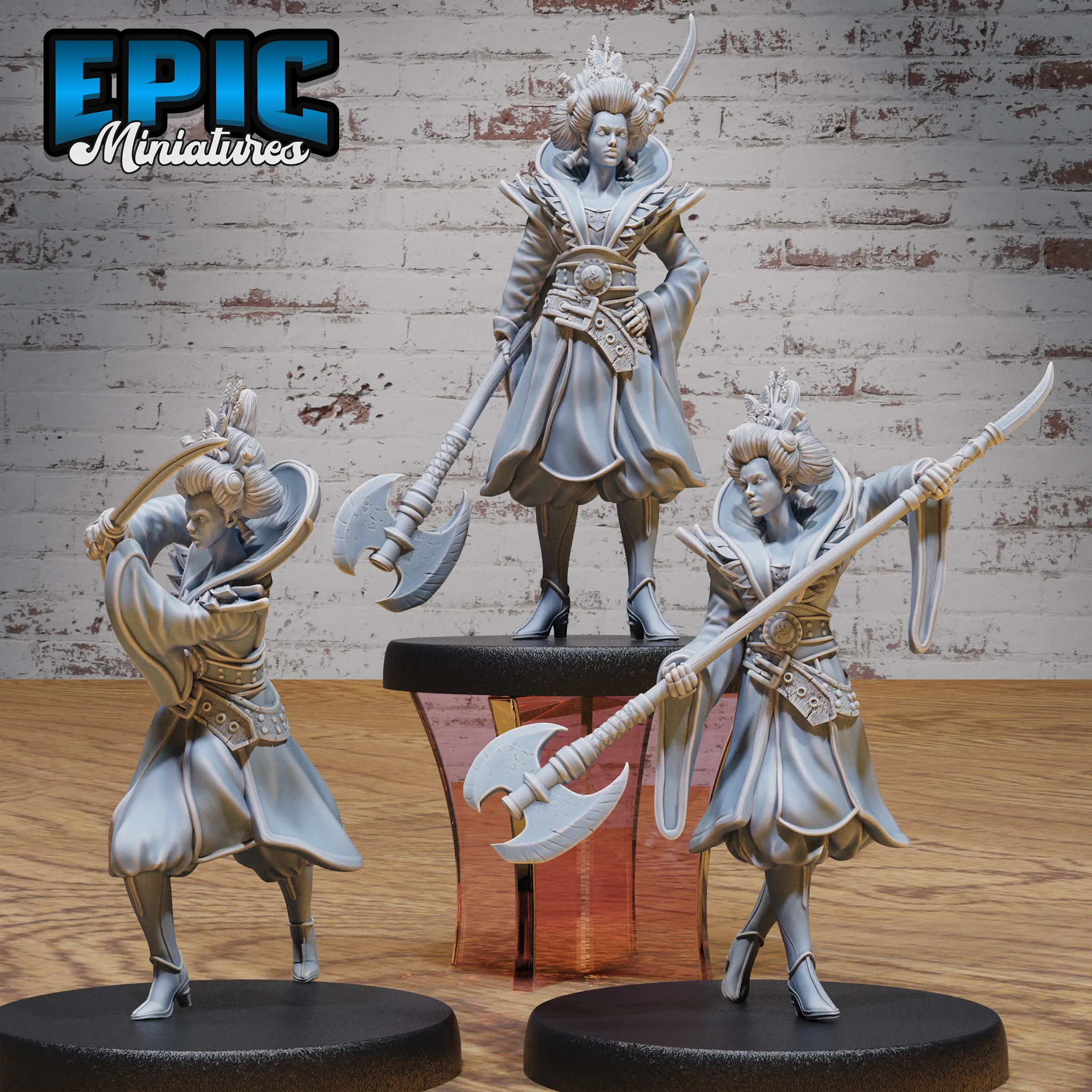 Warrior Empress #4921-#4923 | Epic Miniatures | D&D Tabletop Miniature | Regal Fighter for Fantasy Roleplaying & Wargaming